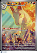 Rapidash 2025 Destined Rivals Holo Secret Rare #189/182