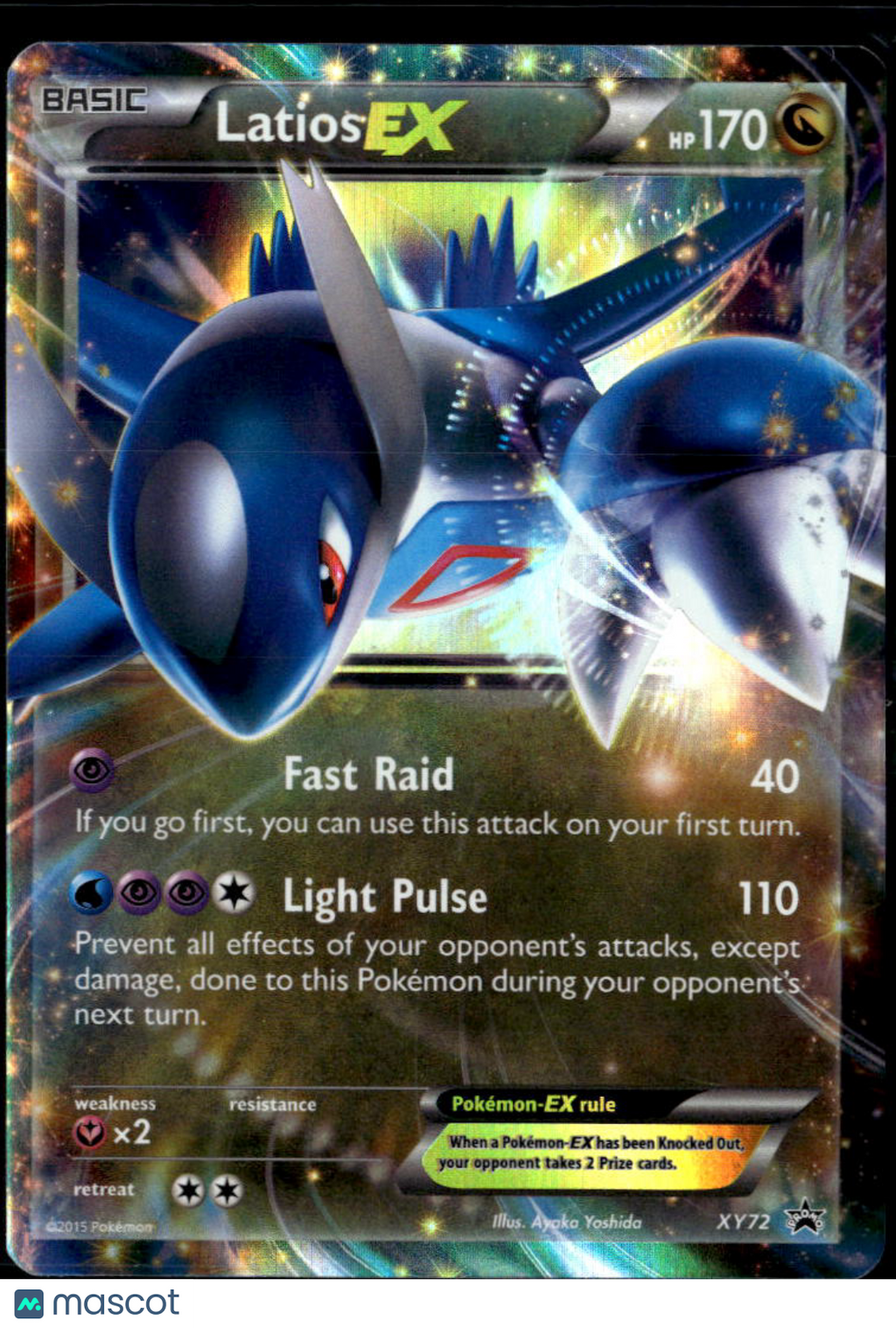 Latios EX XY Holo Black Star Promo #XY72