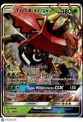 Tapu Bulu GX 2017 Sun & Moon Holo Black Star Promo FA #SM32
