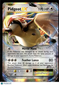 Pidgeot EX 2016 Evolutions Holo Rare #64/108