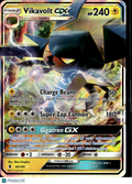 Vikavolt GX 2017 Sun & Moon Holo Rare RR #45/145