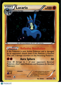 Lucario 2013 Legendary Treasures Holo Rare #80/113