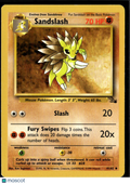 Sandslash 1999 Fossil Uncommon #41/62