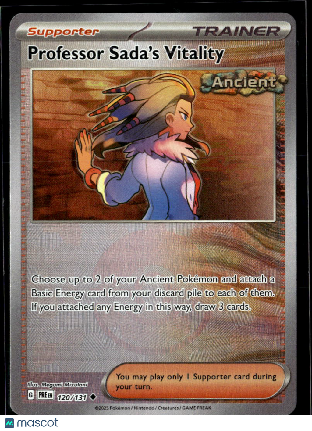 Professor Sada's Vitality 2025 Prismatic Evolutions Pokeball #120/131