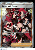 Team Yell Grunt 2020 Sword & Shield Holo Ultra Rare FA #202/202