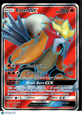 Entei GX 2017 Shining Legends Holo Rare FA #71/73