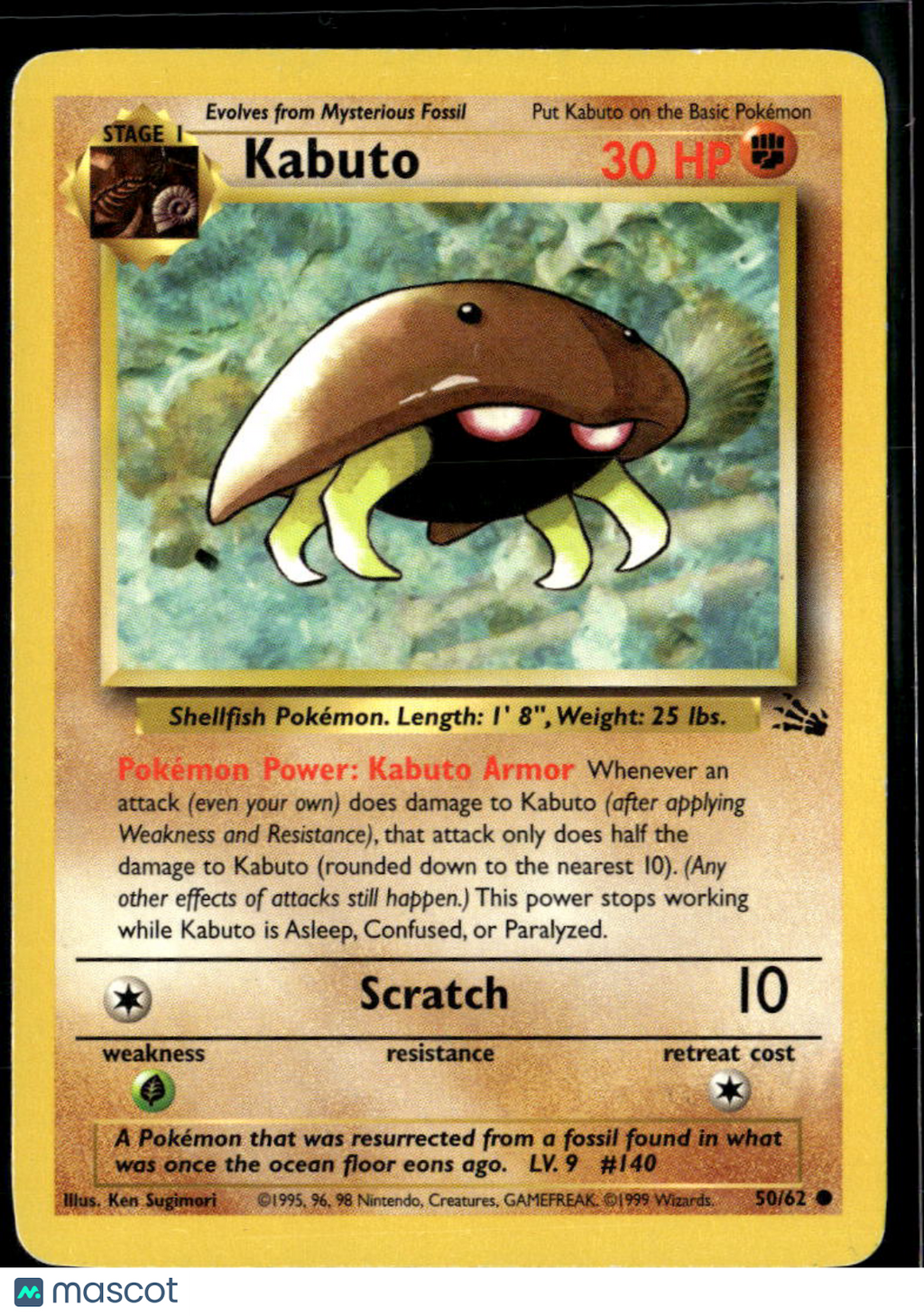 Kabuto 1999 Fossil #50/62