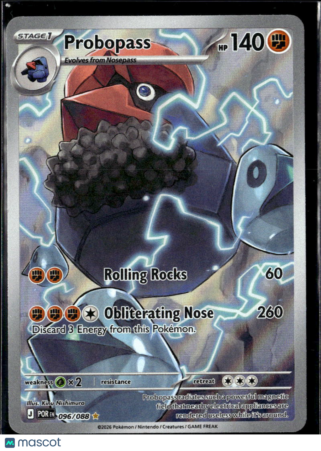 Probopass 2026 Mega Evolution – Perfect Order Holo Secret Rare #96/88