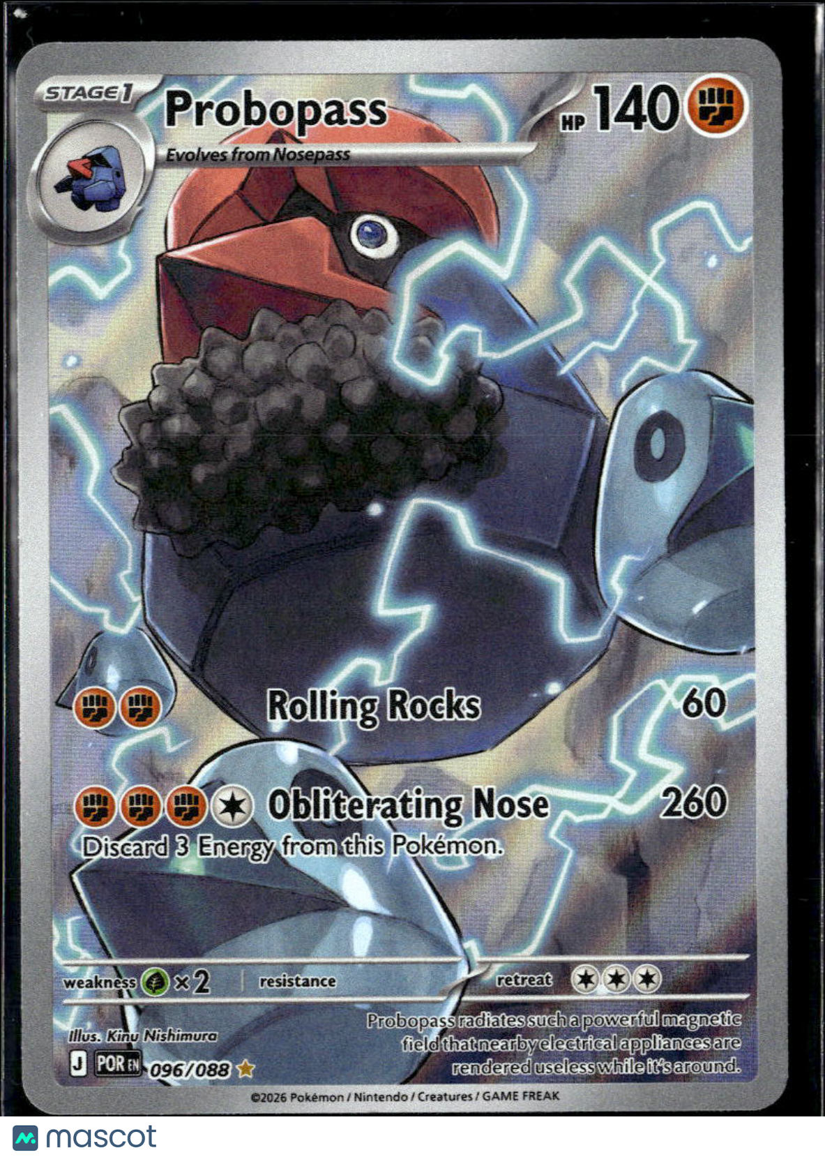 Probopass 2026 Mega Evolution – Perfect Order Holo Secret Rare #96/88