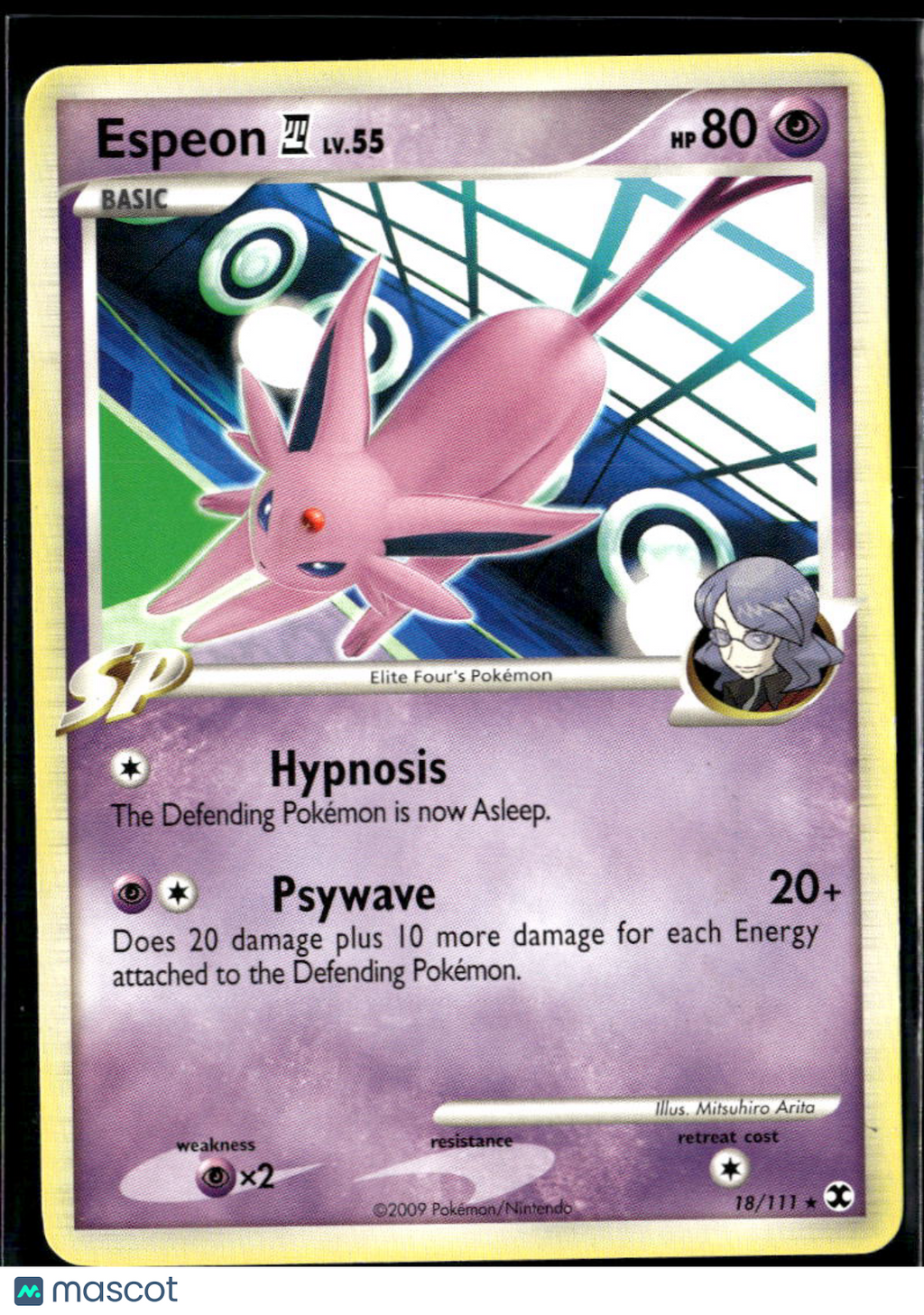 Espeon 四 2013 Platinum – Supreme Victors Holo Rare #18/111