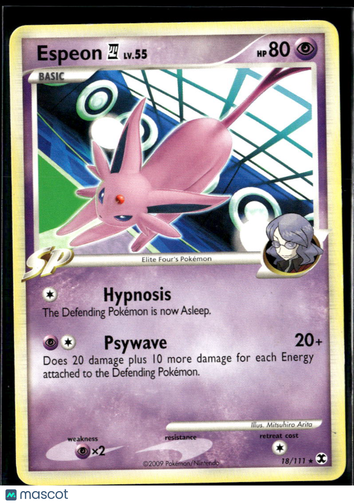 Espeon 四 2013 Platinum – Supreme Victors Holo Rare #18/111