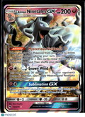 Alolan Ninetales GX 2018 Lost Thunder Holo Rare FA #132/214