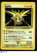 Zapdos 1999 Base Set Holo Rare #16/102