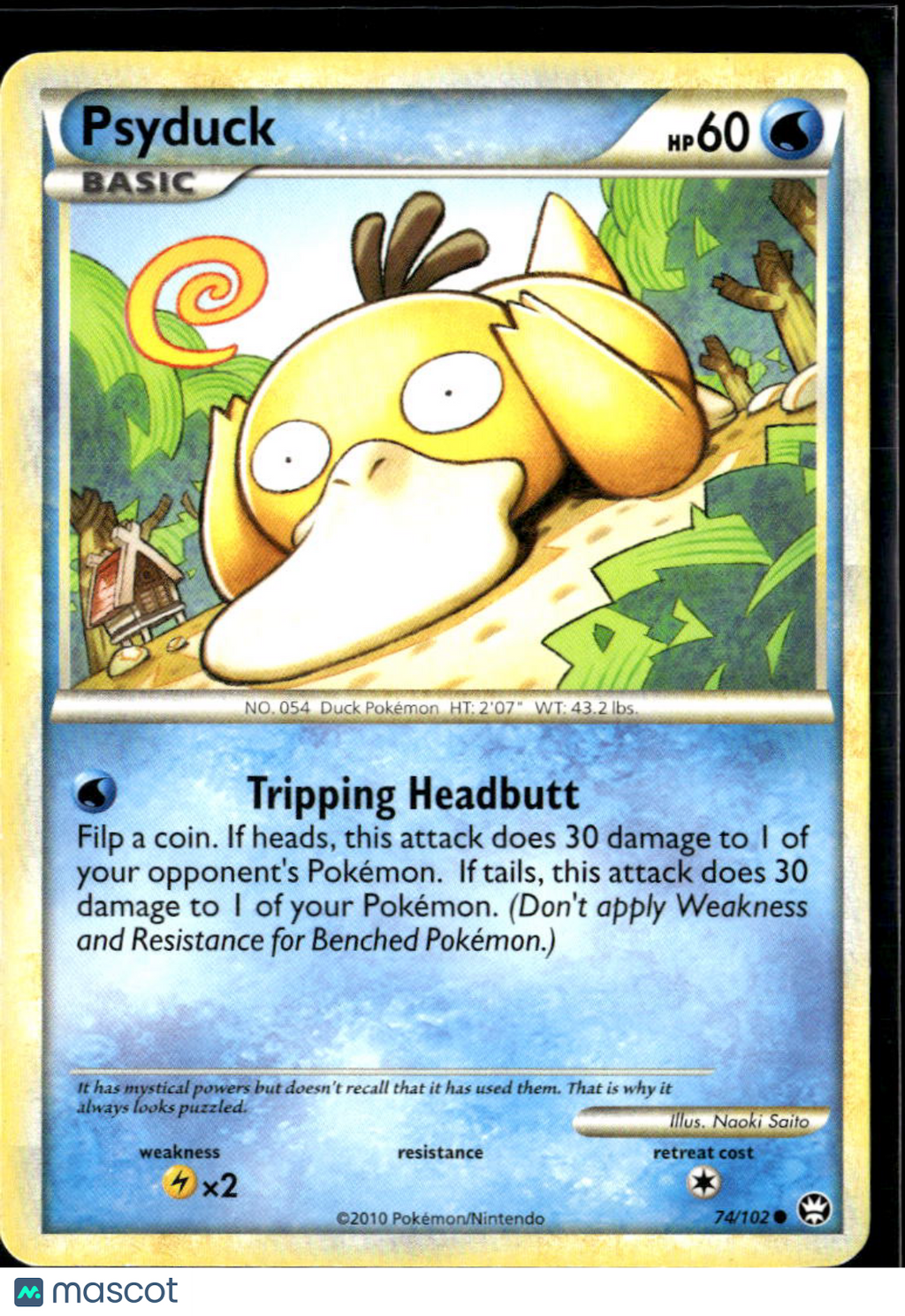 Psyduck 2014 HeartGold & SoulSilver #74/102