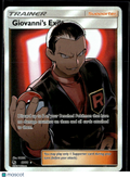 Giovanni's Exile 2019 Hidden Fates Holo Rare FA #67/68