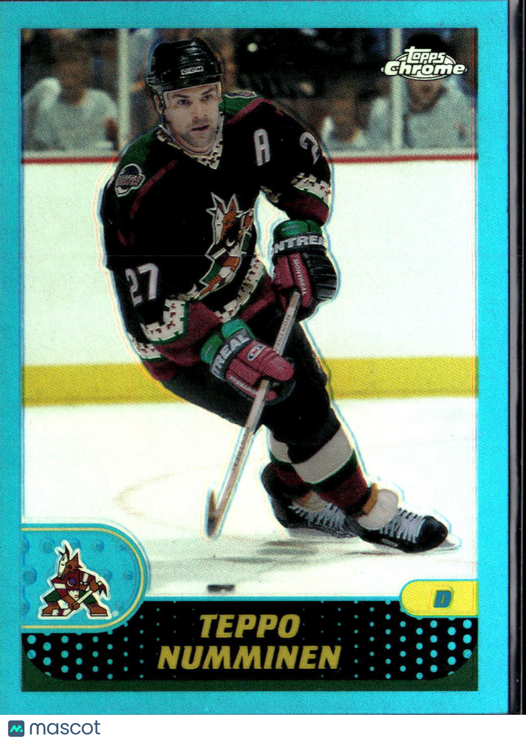 Teppo Numminen 2002 Topps Chrome Refractor Phoenix Coyotes