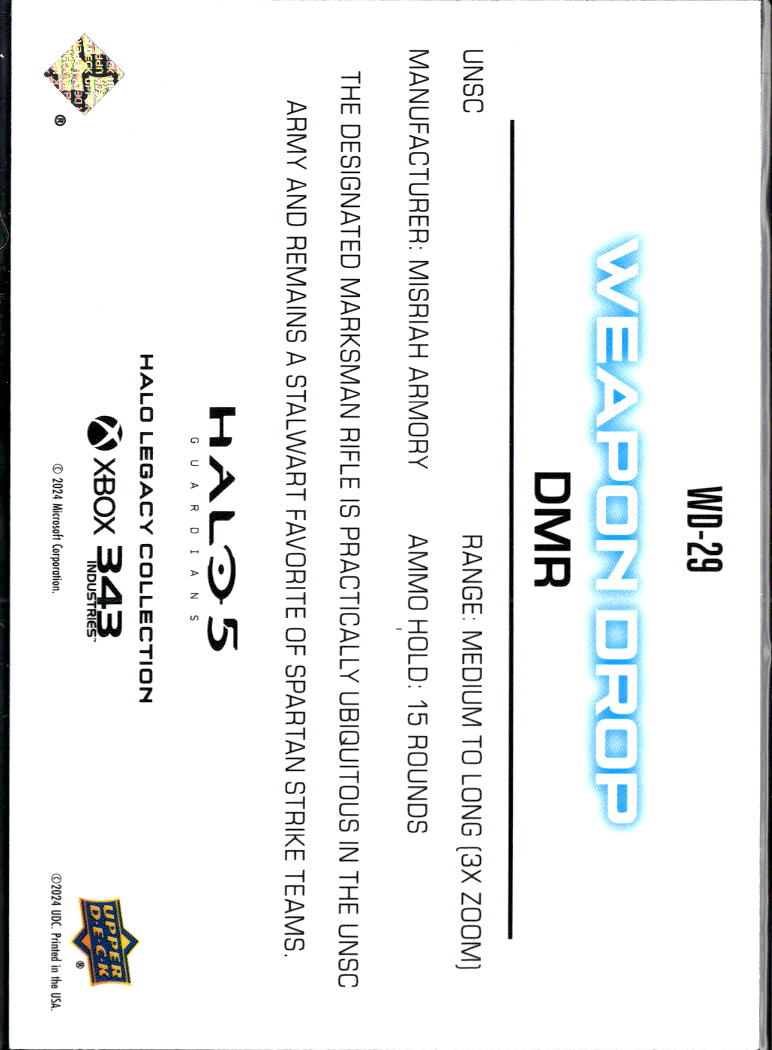 DMR 2024 Upper Deck Halo Legacy Collection #WD-29