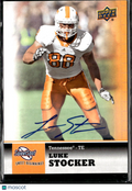 Luke Stocker 2011 Upper Deck Sweet Spot Auto Autograph RC Tennessee Volunteers