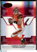 Carson Palmer 2006 Leaf Certified Materials Red Mirror /100 Cincinnati Bengals