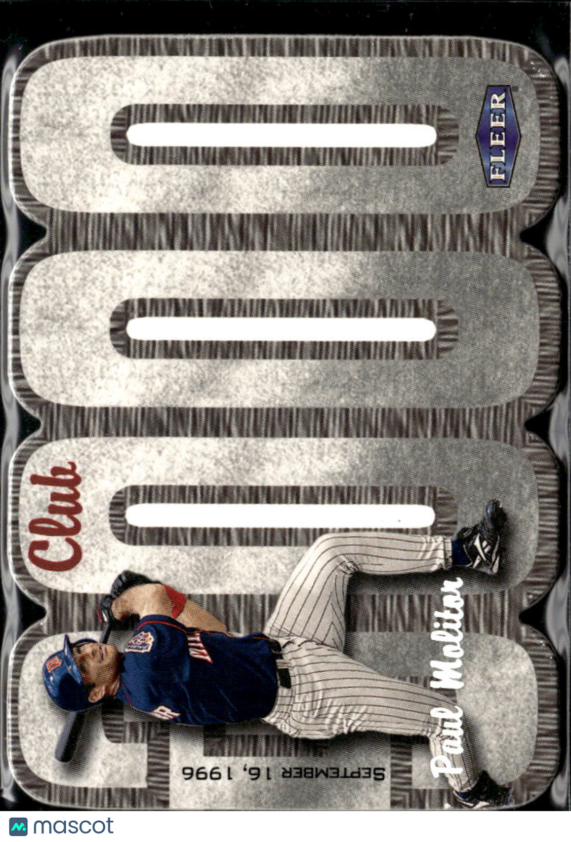 Paul Molitor 2000 Fleer 3000 Club Minnesota Twins