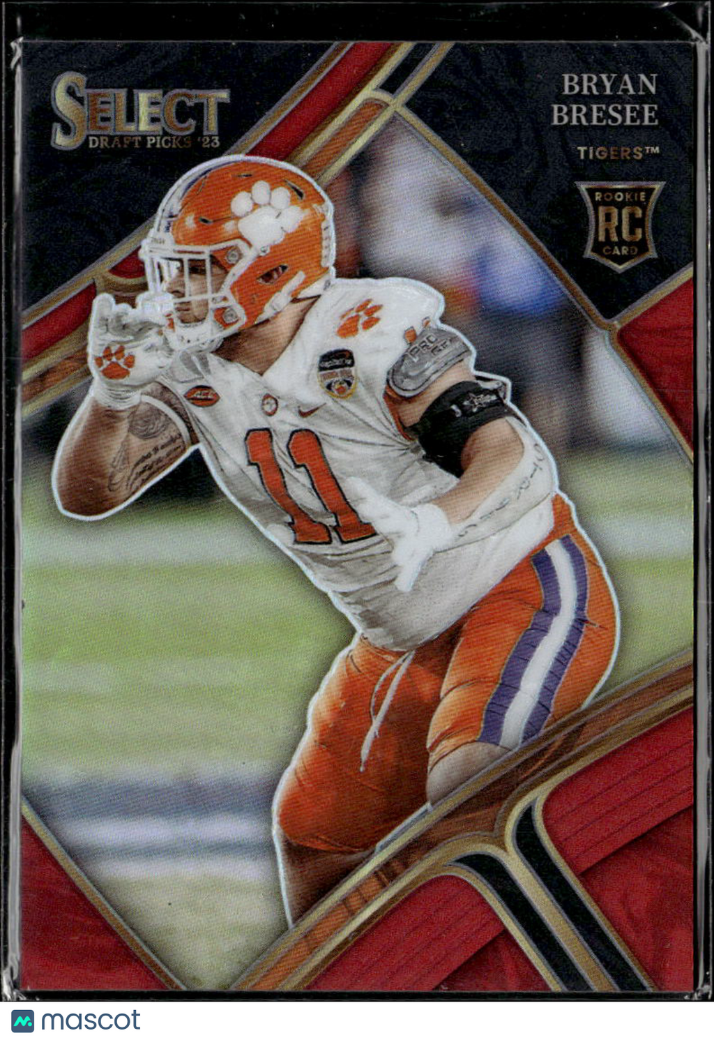 Bryan Bresee 2023 Select Draft Red Rookie RC 117/149 Clemson Tigers