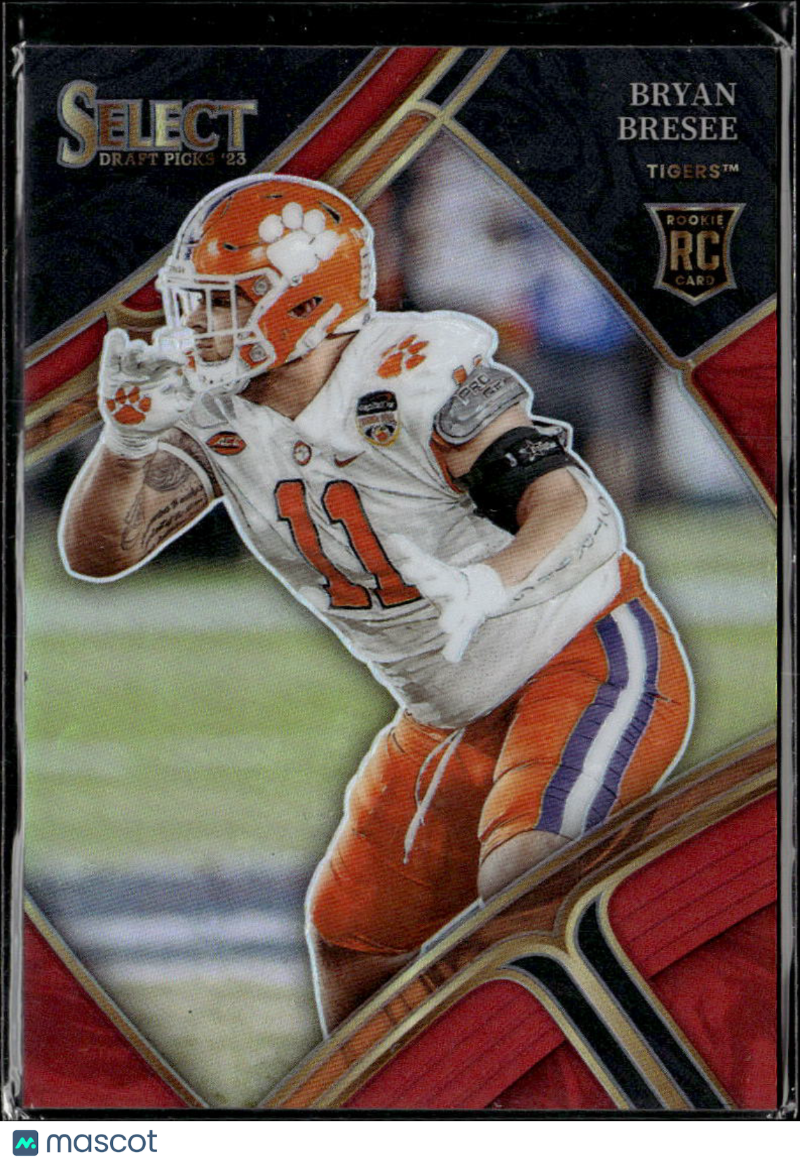Bryan Bresee 2023 Select Draft Red Rookie RC 117/149 Clemson Tigers