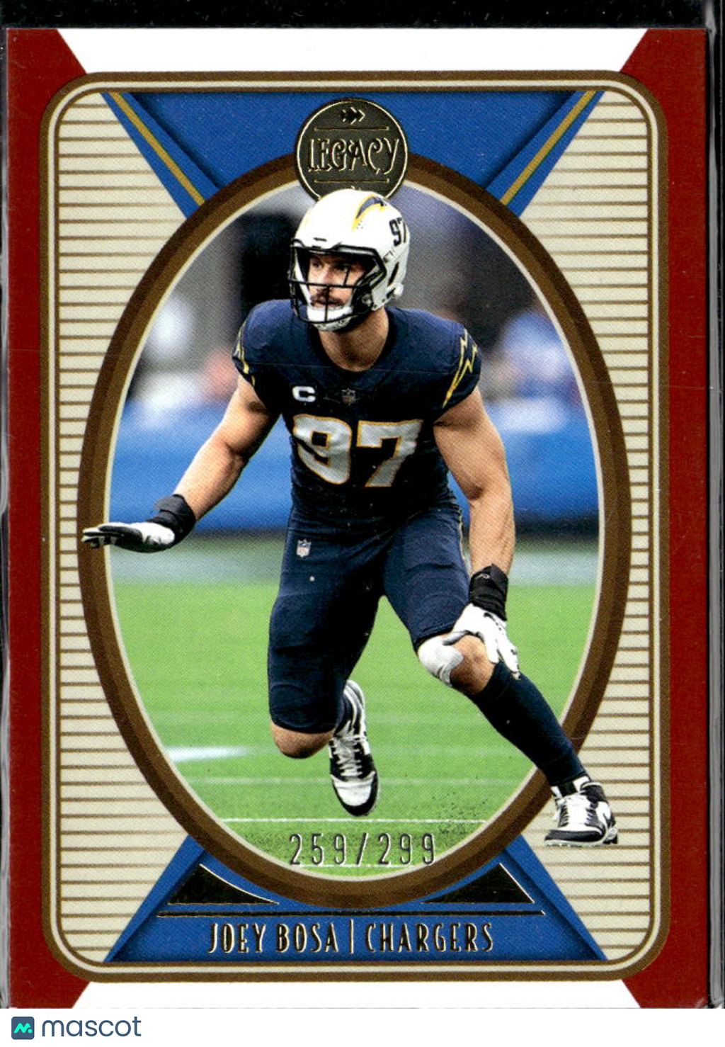 Joey Bosa 2022 Legacy Red /299 Los Angeles Chargers