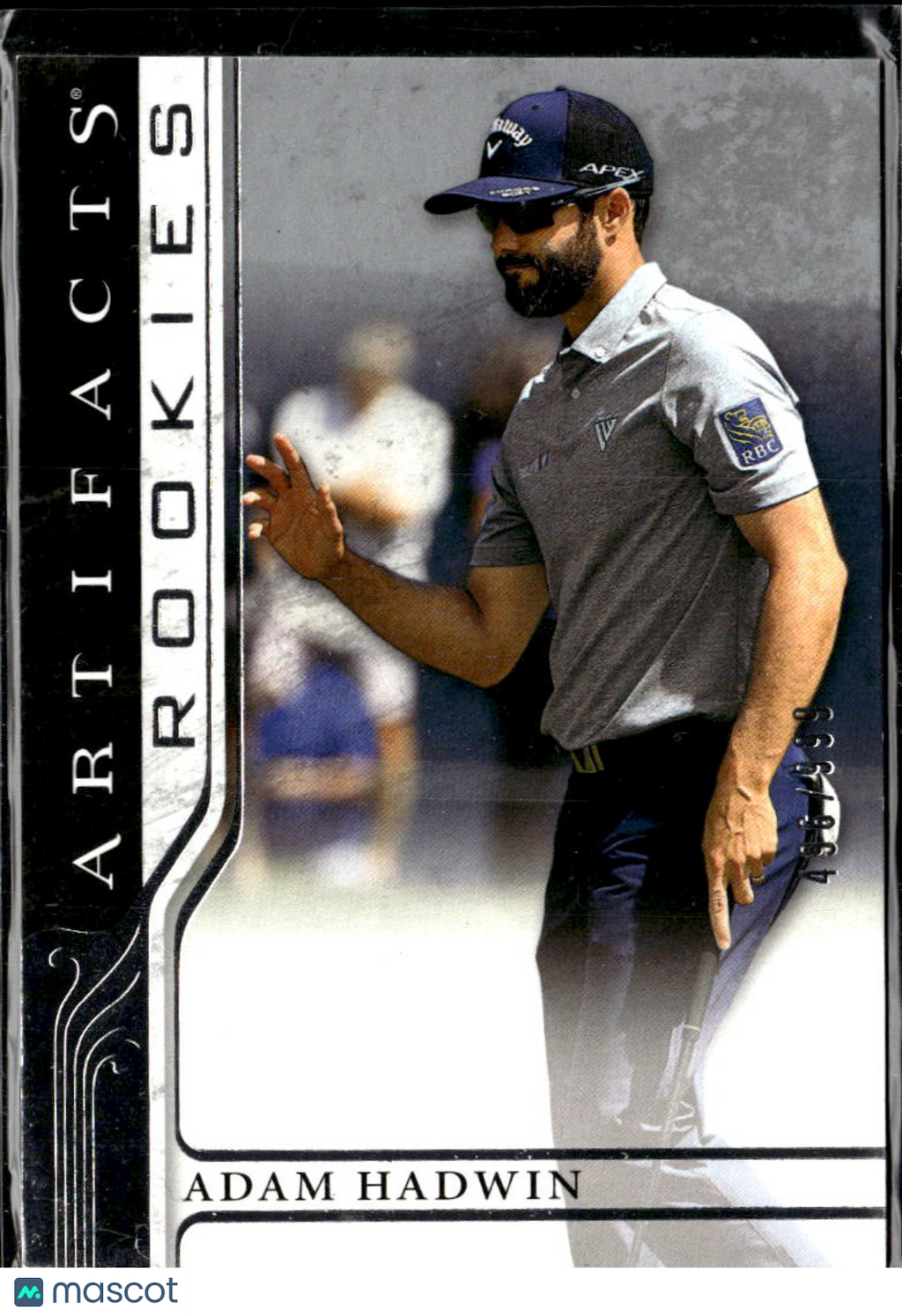 Adam Hadwin 2020 Upper Deck Artifacts Golf /999