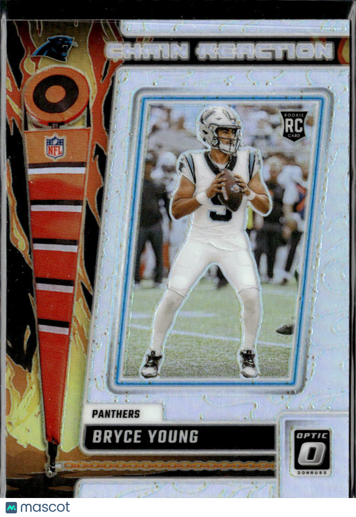 Bryce Young 2023 Optic Chain Reaction Holo Rookie RC Carolina Panthers