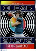 Trevor Lawrence 2021 Illusions Clear Shots Rookie RC Jacksonville Jaguars