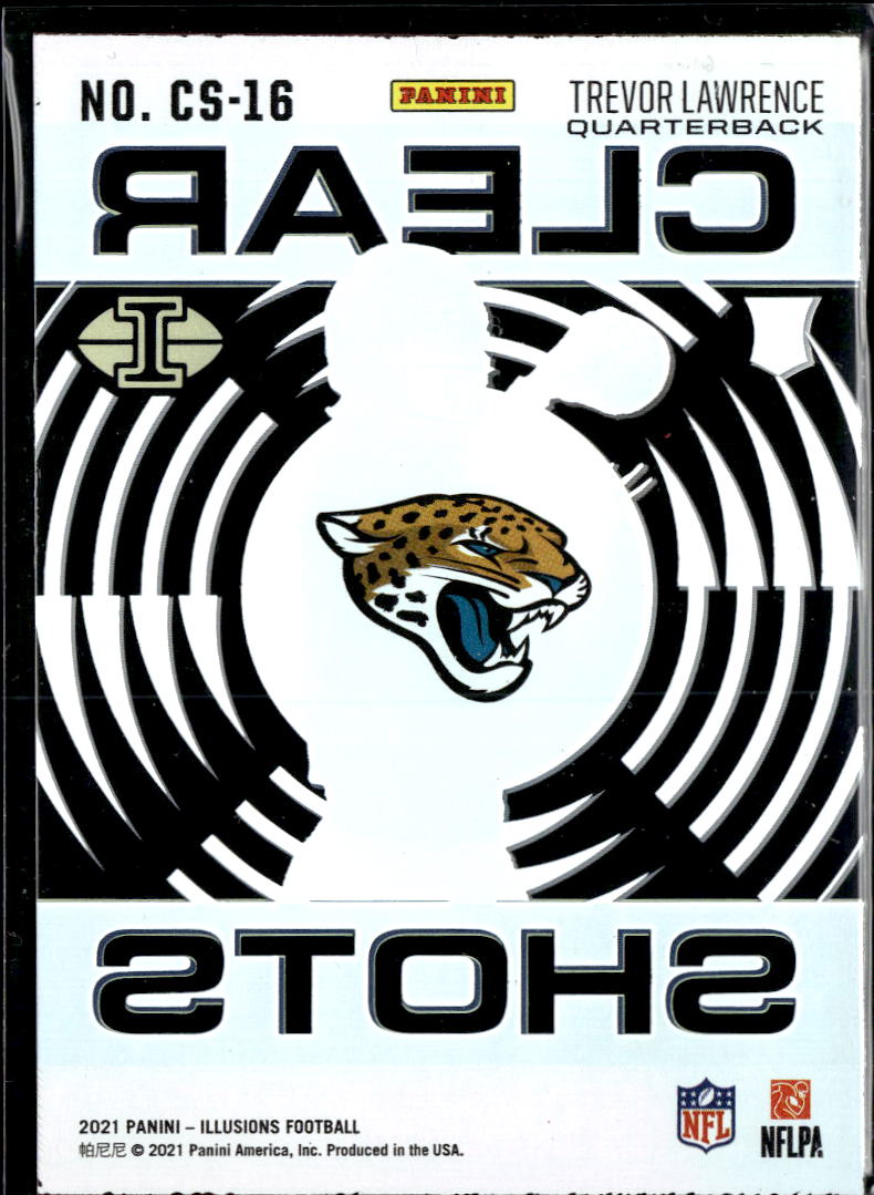 Trevor Lawrence 2021 Illusions Clear Shots Rookie RC Jacksonville Jaguars