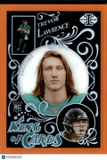 Trevor Lawrence 2021 Illusions King of Cards Orange RC Jacksonville Jaguars