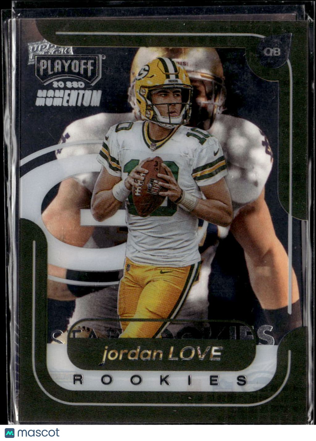 Jordan Love 2020 Playoff Momentum Rookie RC Green Bay Packers