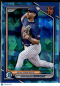 Brandon Sproat 2024 Bowman Chrome Sapphire New York Mets