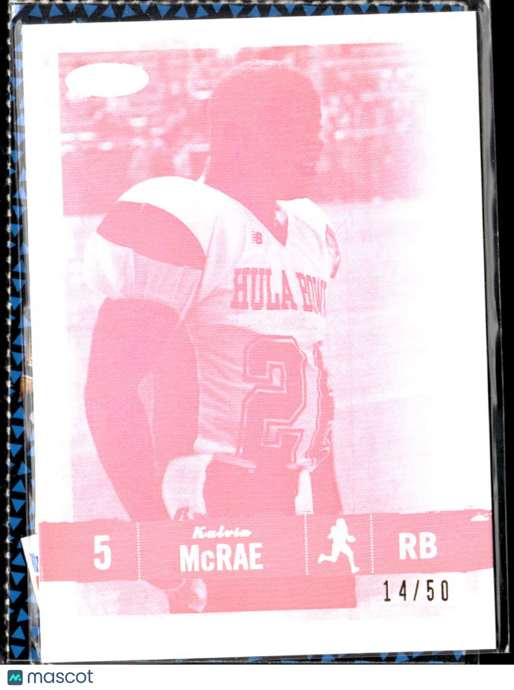 Kalvin Mcrae 2008 SAGE Hit Pink Make Ready RC Ohio Bobcats /50