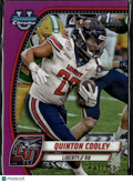 Quinton Cooley 2024 Bowman Chrome 1st Pink /150 Liberty Flames