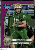 Sean Atkins 2024 Bowman Chrome 1st Pink Refractor /150 USF Bulls