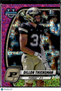 Dillon Thieneman 2024 Bowman Chrome Pink Refractor /125 Purdue Boilermakers