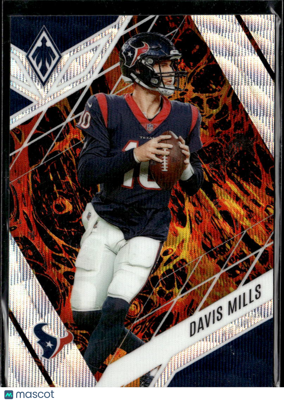 Davis Mills 2022 Panini Phoenix Lava /175 Houston Texans