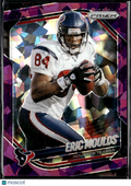 Eric Moulds 2025 Panini Prizm Purple Ice /225 Houston Texans