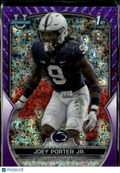 Joey Porter Jr. 2022 Bowman Chrome 1st Purple Shimmer /399 Penn State