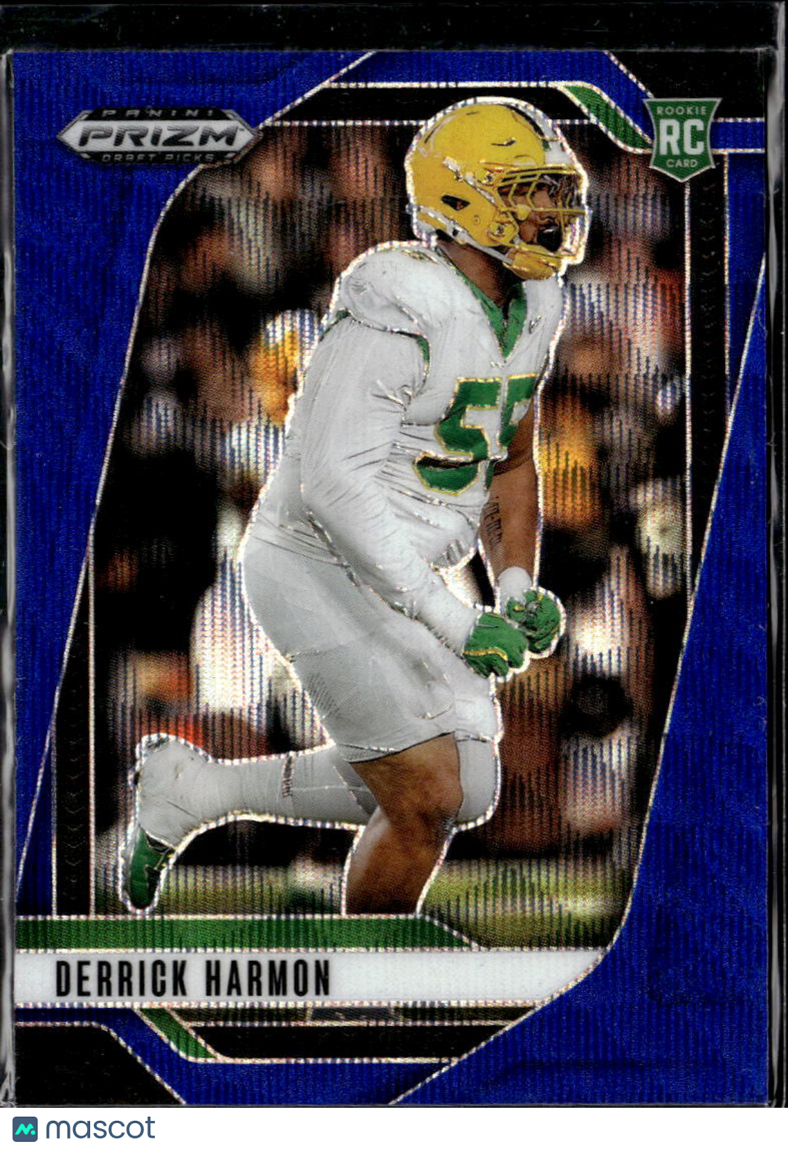 Derrick Harmon 2025 Panini Prizm Draft Picks Blue /299 Oregon Ducks