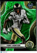 Tory Horton 2024 Bowman's Best Green Refractor /99 Colorado State Rams