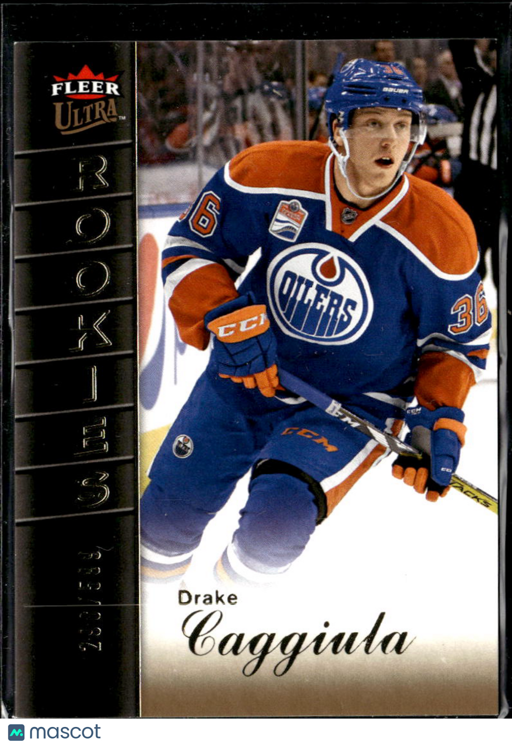 Drake Caggiula 2017 Fleer Ultra Showcase Hockey Rookies /599 Edmonton Oilers