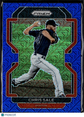 Chris Sale 2022 Panini Prizm Blue Mojo 48/199 Boston Red Sox