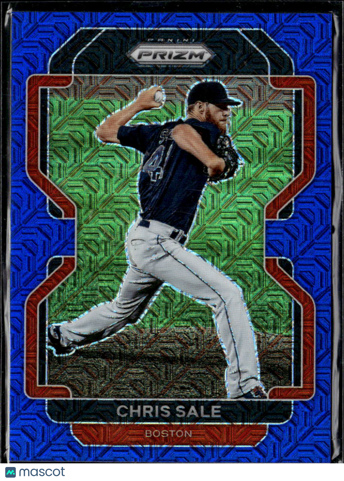 Chris Sale 2022 Panini Prizm Blue Mojo 48/199 Boston Red Sox