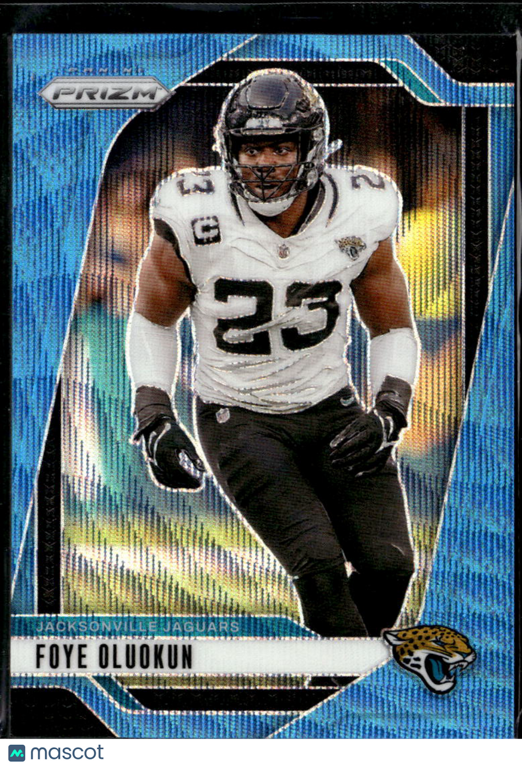 Foye Oluokun 2024 Panini Prizm Blue Wave /230 Jacksonville Jaguars