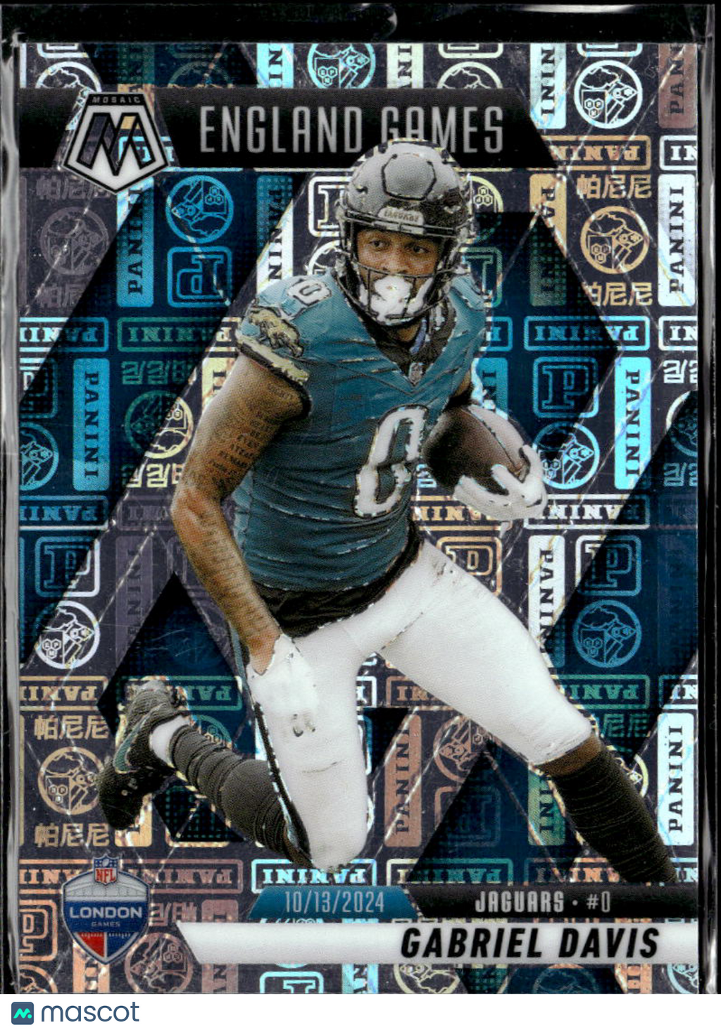Gabriel Davis 2025 Mosaic Panini Logo Prizm /149 Jacksonville Jaguars