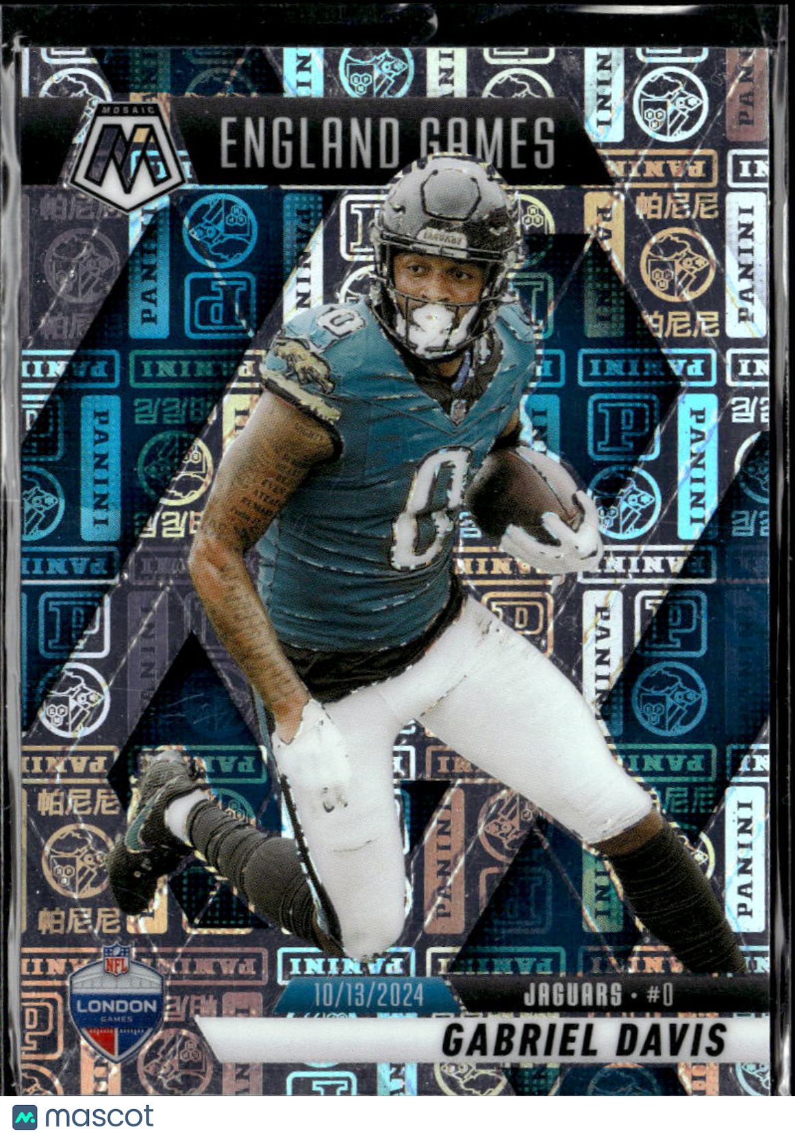 Gabriel Davis 2025 Mosaic Panini Logo Prizm /149 Jacksonville Jaguars