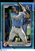 Blake Mitchell 2024 Bowman Sky Blue Border /499 Kansas City Royals